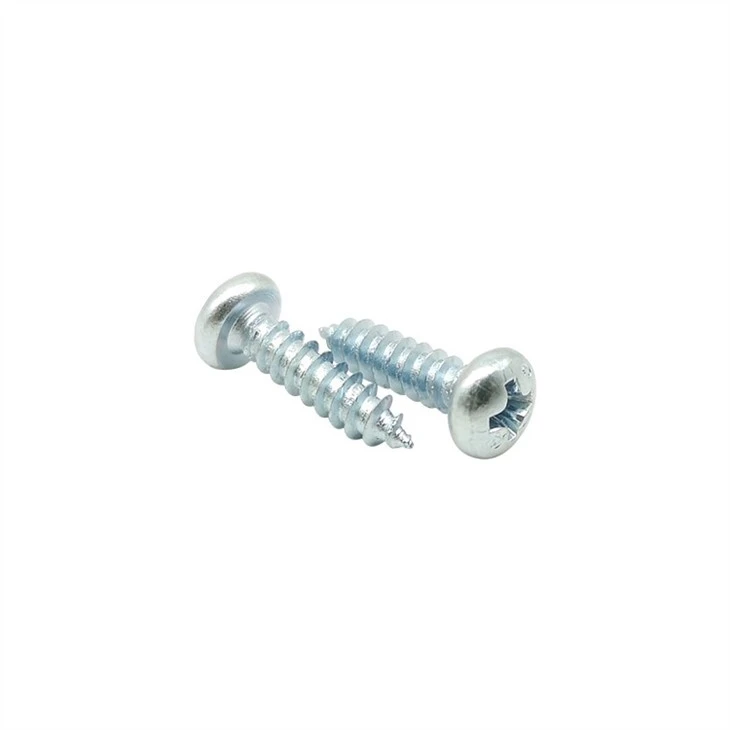 Cross recessed pan head self tapping screws (2)